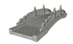 石板桥石桥su模型素材网站推荐