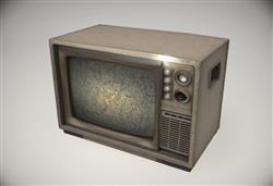 黑白电视老电视旧电视免费su模型在线下载