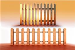 木栅栏栏杆围栏草图官方模型下载
