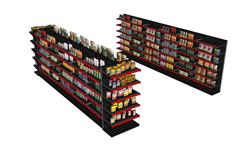 便利店超市货架商品架免费skp模型