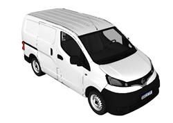 日产NV200新车汽车su模型