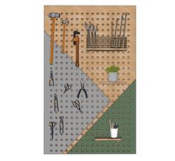 冲孔板洞洞板工具架su模型