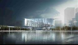 异形会展中心建筑su模型
