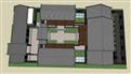 中式古建四合院建筑