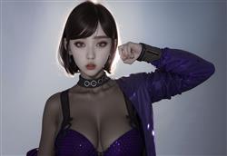 女明星人物的su模型