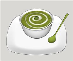 茶杯咖啡杯su模型