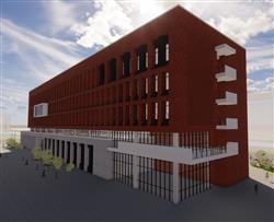 大学教学楼实训楼su模型