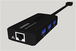 网线转换器su模型