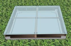 玻璃采光井通风井模型 免费sketchup模型下载