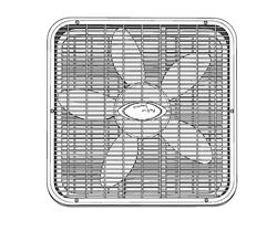 抽风机排气扇模型