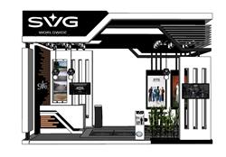 SVG展厅展位模型