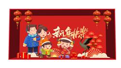 新年春节美陈模型