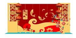 春节新年美陈模型