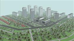大城市建筑模型