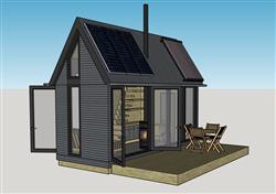 木屋度假屋住宅模型
