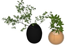 装饰花瓶SU模型
