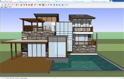 加蓬住宅建筑SU模型