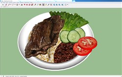 牛排食物SU模型