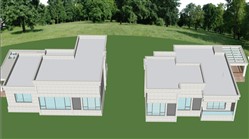 平房住宅建筑SU模型