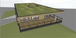 现代风格住宅的SU模型