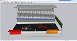 F1赛车跑道赛场的SU模型