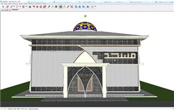 伊斯兰建筑的SU模型