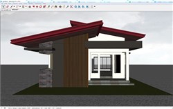 圣卢西亚房屋住宅的SU模型