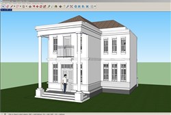 简欧住宅的sketchup模型