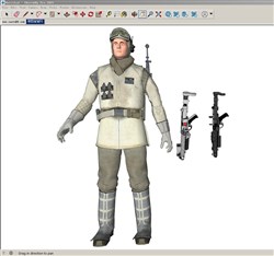 科幻人物及武器IP的sketchup模型