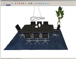 会议桌椅的sketchup模型