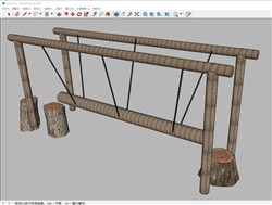 儿童游乐设施的sketchup模型