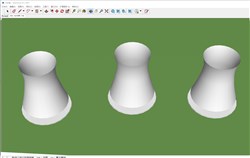 冷却塔的sketchup模型