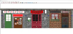 复古门面的sketchup模型