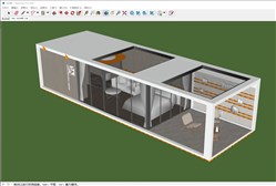 民宿太空舱酒店的sketchup模型
