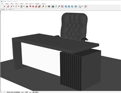 办公桌椅的sketchup模型