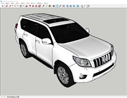 丰田汽车的sketchup模型