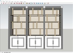 展示柜的sketchup模型