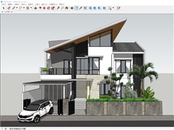 住宅别墅的sketchup模型