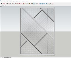 装饰铁丝网的sketchup模型