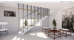室内楼梯的sketchup模型