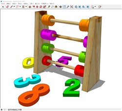 儿童数字玩具的sketchup模型