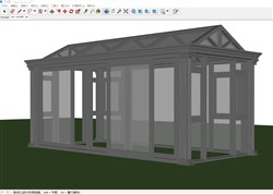 阳光房的sketchup模型