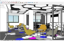 公司办公室的sketchup模型