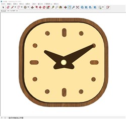 儿童时钟的sketchup模型