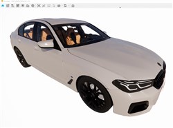 宝马530汽车的sketchup模型
