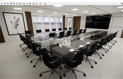 公司会议室空间的sketchup模型