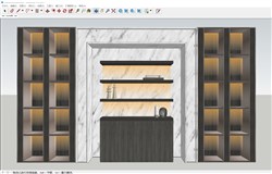 酒柜的sketchup模型