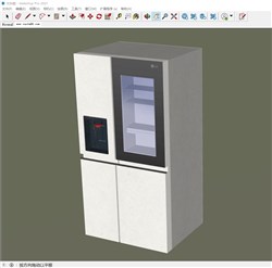 LG冰箱家电的sketchup模型