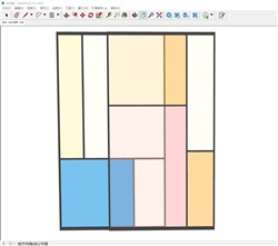 彩色推拉门玻璃门的sketchup模型