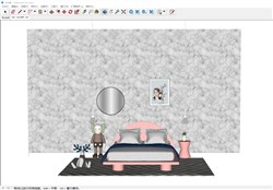 儿童床铺的sketchup模型